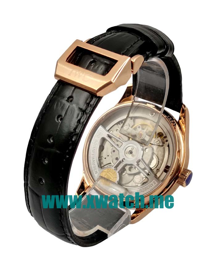 42.3MM Rose Gold Replica IWC Portugieser IW500701 Silver Dials Watches UK