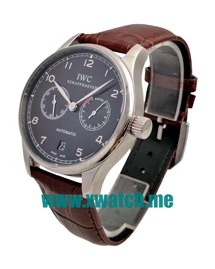 42.3MM Steel Replica IWC Portugieser IW500703 Black Dials Watches UK
