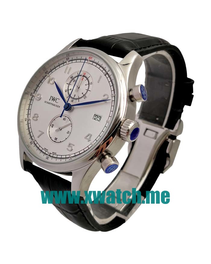 43MM Steel Replica IWC Portugieser IW390403 Silver Dials Watches UK