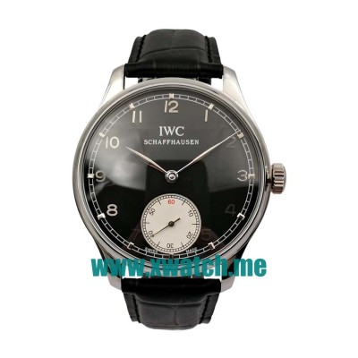 44MM Steel Replica IWC Portugieser IW545404 Black Dials Watches UK