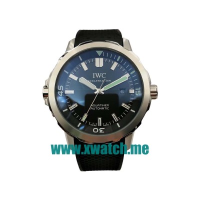 45.5MM Steel Replica IWC Aquatimer IW329001 Black Dials Watches UK