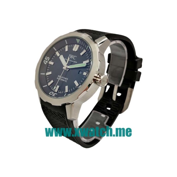 45.5MM Steel Replica IWC Aquatimer IW329001 Black Dials Watches UK