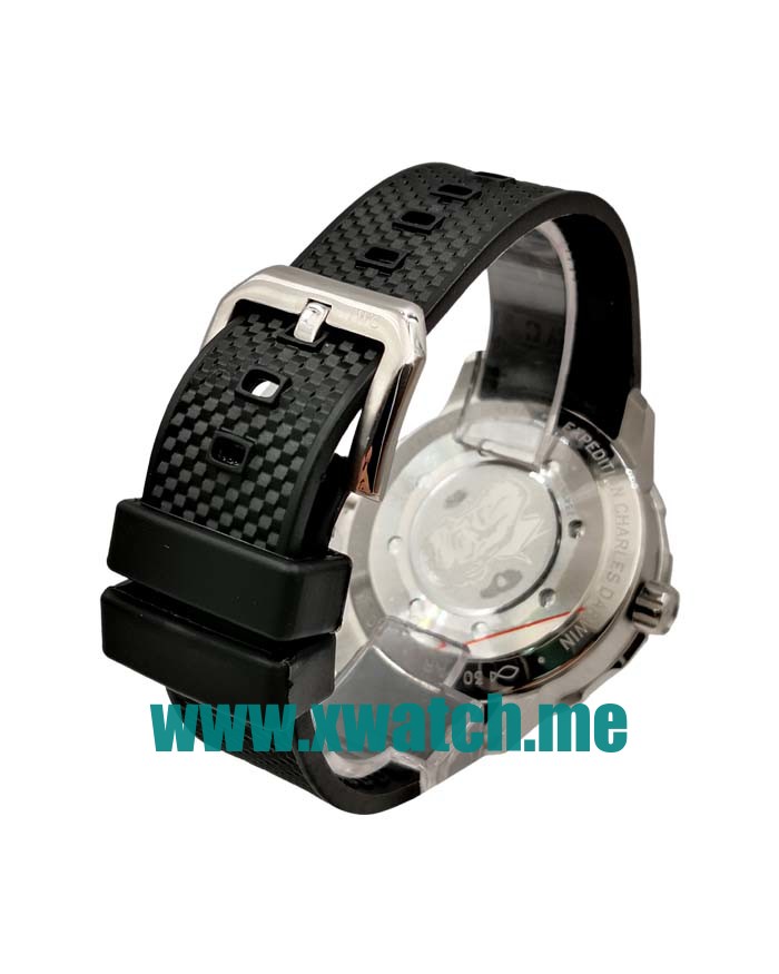 45.5MM Steel Replica IWC Aquatimer IW329001 Black Dials Watches UK