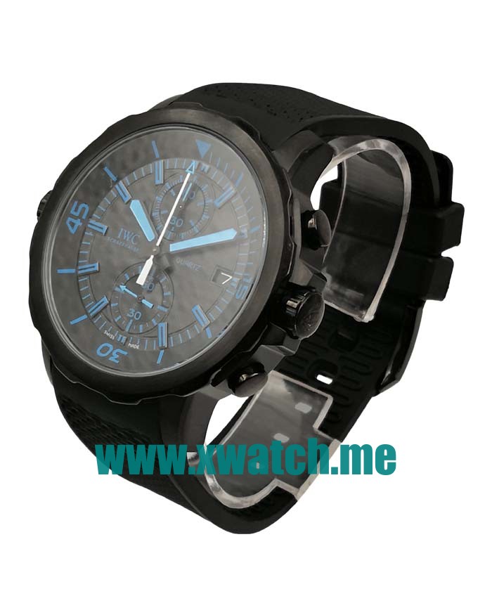 45MM Black Steel Replica IWC Aquatimer IW379504 Black Dials Watches UK