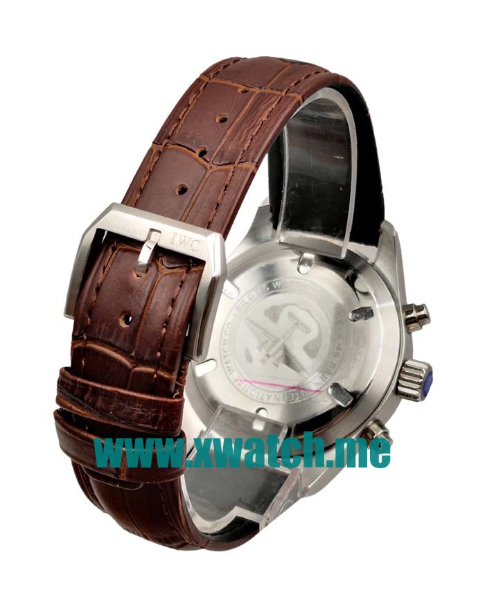 43MM Steel Replica IWC Pilots IW377701 White Dials Watches UK