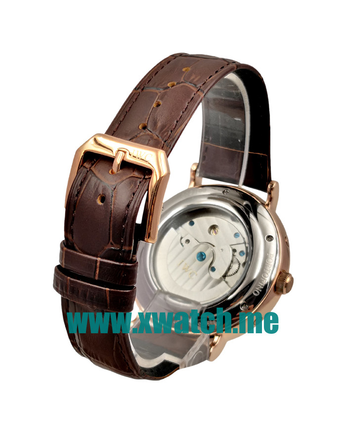 46MM Rose Gold Replica IWC Portofino 171290 White Dials Watches UK