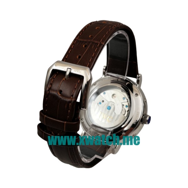 46MM Steel Replica IWC Portofino 171291 White Dials Watches UK