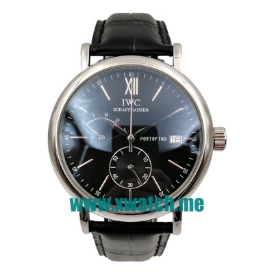 43MM Steel Replica IWC Portofino IW510102 Black Dials Watches UK