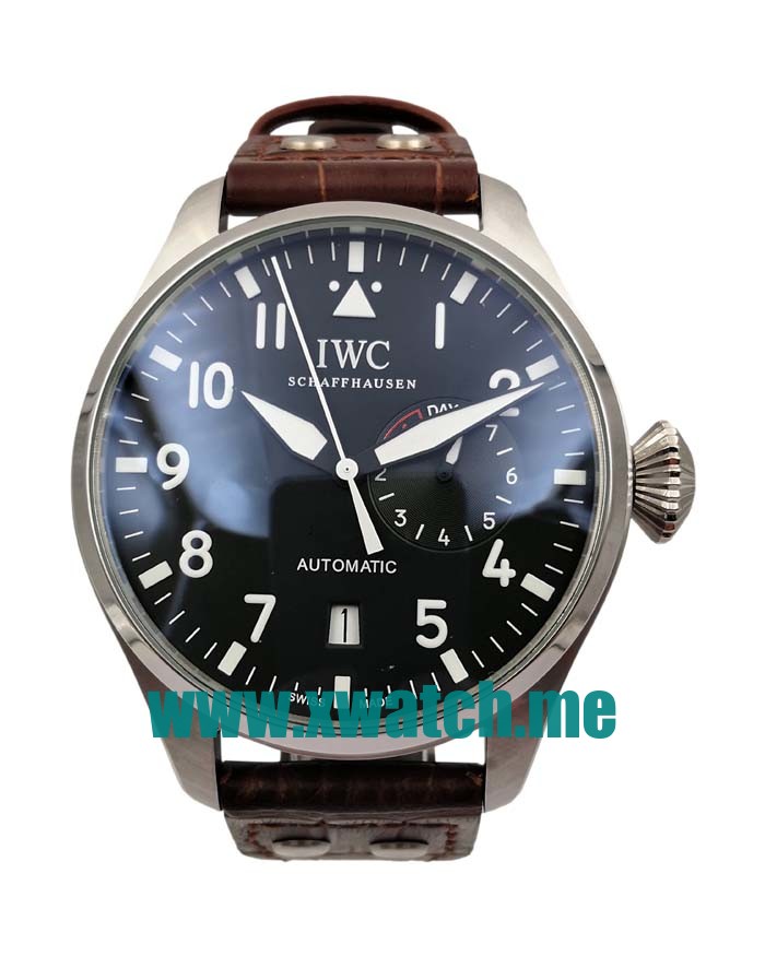45MM Steel Replica IWC Pilots IW500916 Black Dials Watches UK